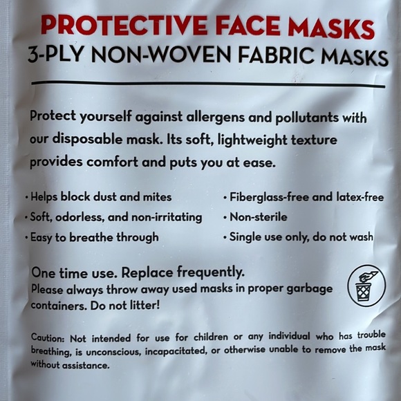 NWT The Crème Shop x hello kitty 3 ply disposable adult masks - Picture 4 of 9